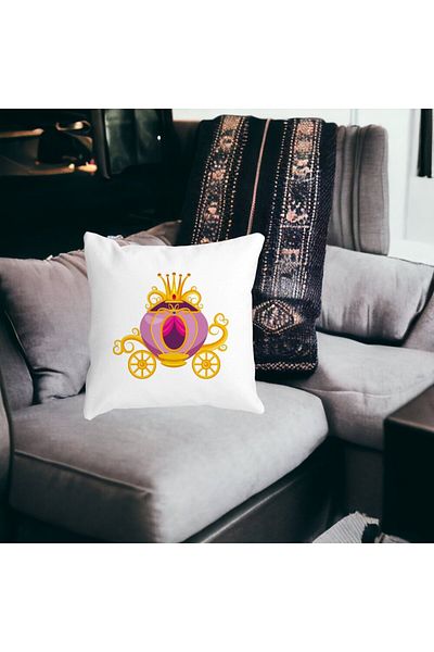 BEKZ Royal Carriage Square Pillowcase, 40x40 Cm, White, Matte