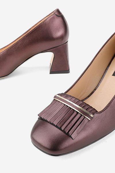 TUNAELLİ PANTOFI CLASICI DE DAME CLARE DE PIELE VERDE NUMARUL 35-41 TUCHE MEDIU