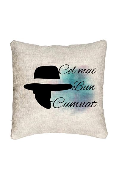 BEKZ Fata de perna Canapea pentru Cumnat 3, 40x40 cm, Cu fermoar