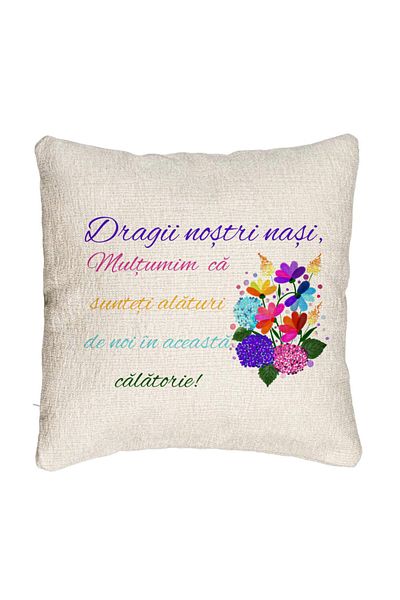 BEKZ Fata de perna Canapea pentru Nasi 2, 40x40 cm, Cu fermoar
