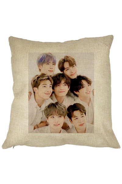 BEKZ Perna Decorativa BTS Army 10, 40×40 cm, Husa Detasabila, Burduf