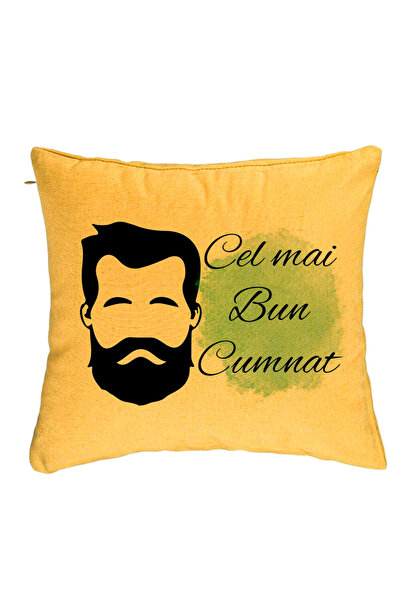 BEKZ Față de pernă pentru cumnat 1, 40x40 cm, galbenă