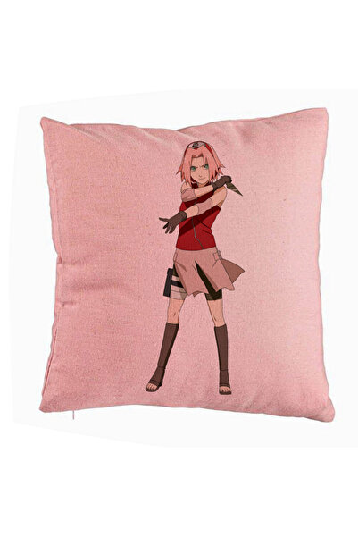 BEKZ Față de pernă cu Naruto Sakura, 40x40 cm, roz