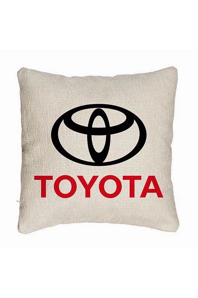 BEKZ Perna Decorativa Canapea , Toyota, 40×40 cm, Husa Detasabila, Burduf