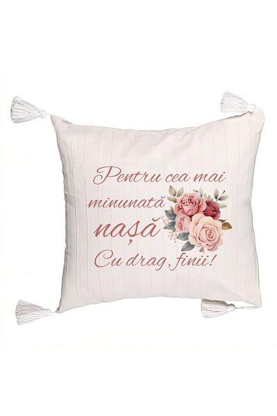 BEKZ Fringe Pillowcase for Nasa 1, 45x45 cm, With zipper