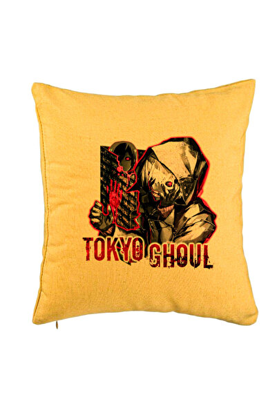 BEKZ Față de pernă Tokyo Ghoul, 40x40 cm, galbenă