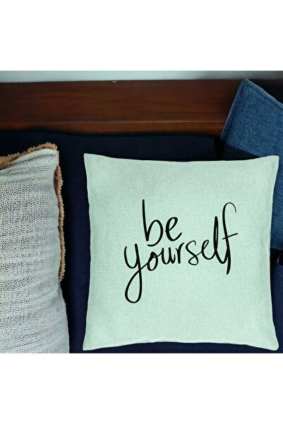 BEKZ Față de pernă, model Be Yourself, 40x40 cm, verde mentă