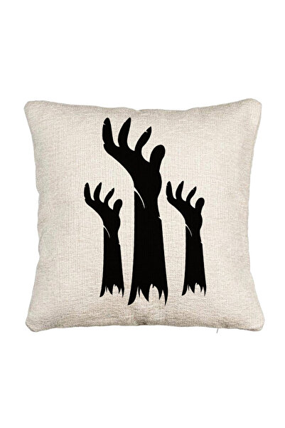 BEKZ Fata de perna Canapea cu motiv de Halloween 5, 40x40 cm, Cu fermoar