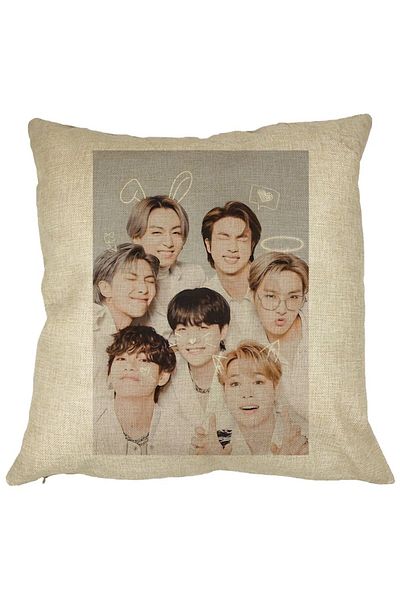 BEKZ Perna Decorativa, Stray Kids 11, 40×40 cm, Husa Detasabila, Burduf