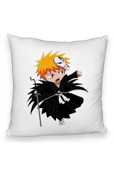 BEKZ Față de pernă pufoasă cu înălbitor Mini Ichigo, 40x40 cm, albă