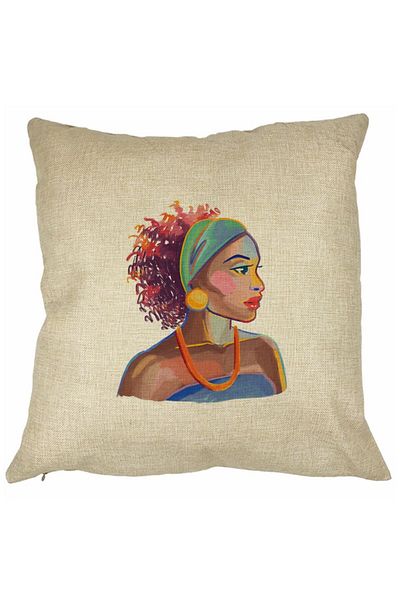 BEKZ Față de pernă pătrată africană aurie, 40x40 cm