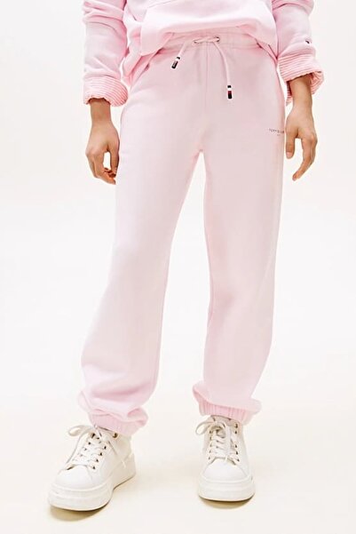 Tommy Hilfiger Unisex Çocuk Mini Logo Eşofman Altı - Açık Pembe
