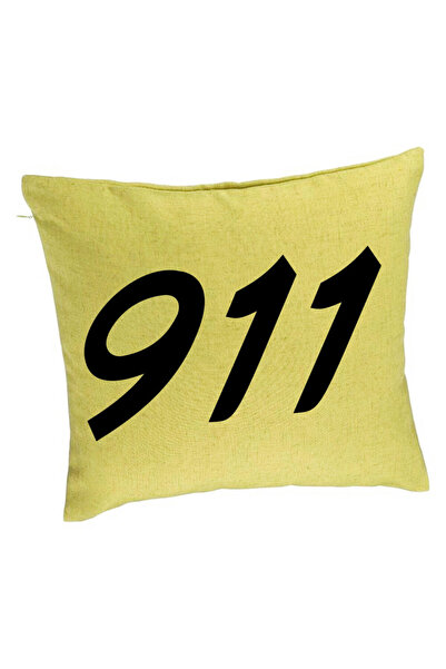 BEKZ Perna Decorativa, Model 911, 40x40 cm, Verde, Husa Detasabila, Burduf