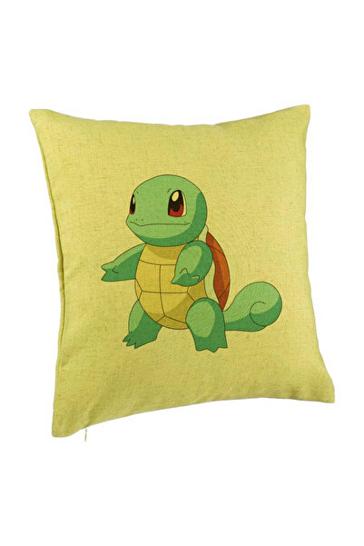 BEKZ Față de pernă, model Squirtle Kids, 40x40 cm, verde