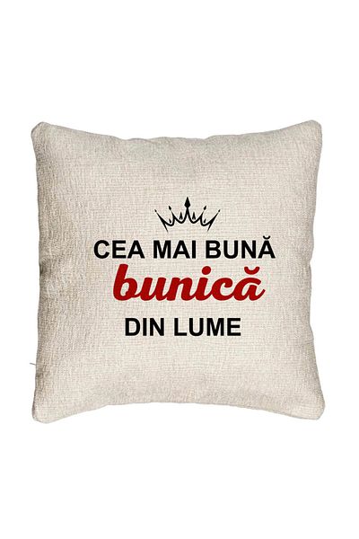 BEKZ Fata de perna Canapea pentru Bunica 9, 40x40 cm, Cu fermoar