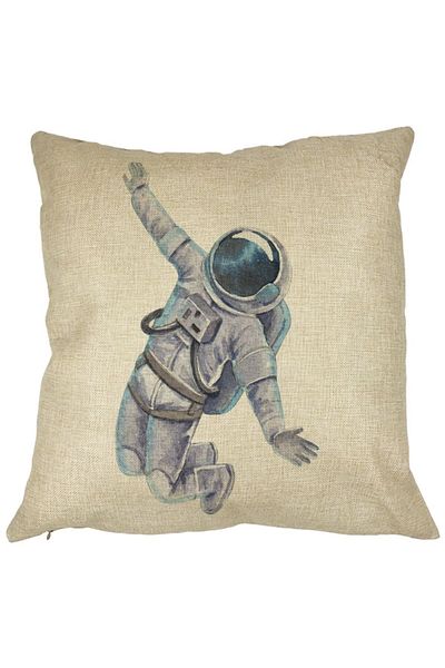 BEKZ Perna Decorativa, On the Moon, 40x40 cm, Husa Detasabila, Burduf