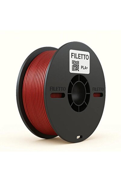 Genel Markalar Filetto Pla+ Filament 1.75mm 1 Kg - Ateş Kırmızı