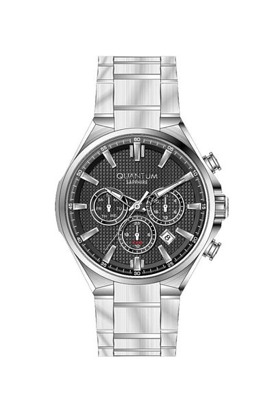 Quantum Pwg1202.350 All Functions Active 10 Atm Water Resistant Steel Case Steel Band Sapphire Glass
