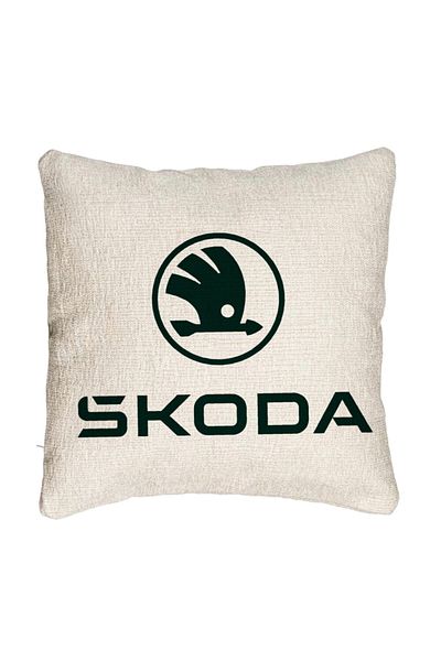 BEKZ Fata de perna Canapea, Model Skoda, 40x40 cm, Cu fermoar