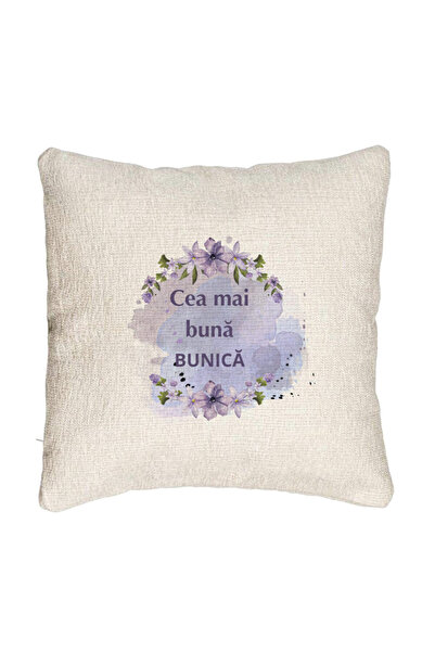 BEKZ Perna Decorativa Canapea pentru Bunica 1, 40x40 cm, Cu fermoar