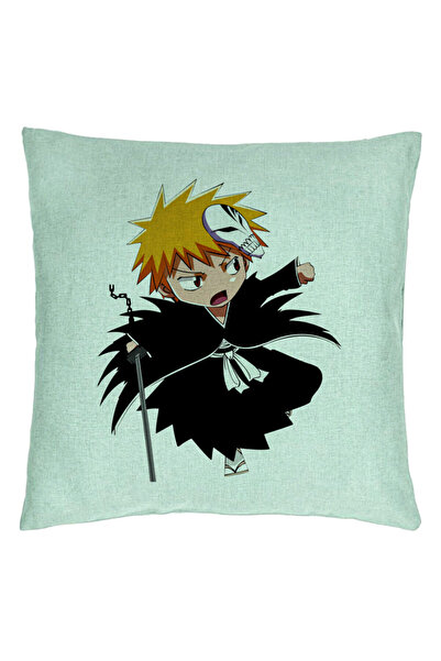 BEKZ Față de pernă Bleach Mini Ichigo, 40x40 cm, verde mentă