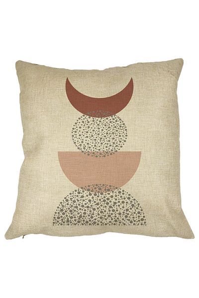 BEKZ Perna Decorativa Model Abstract Creativ 10,40x40 cm, Husa Detasabila, Burduf