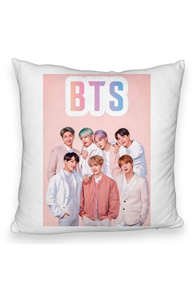 BEKZ Perna Decorativa Fluffy BTS Army 6, 45×45 cm, Cu fermoar
