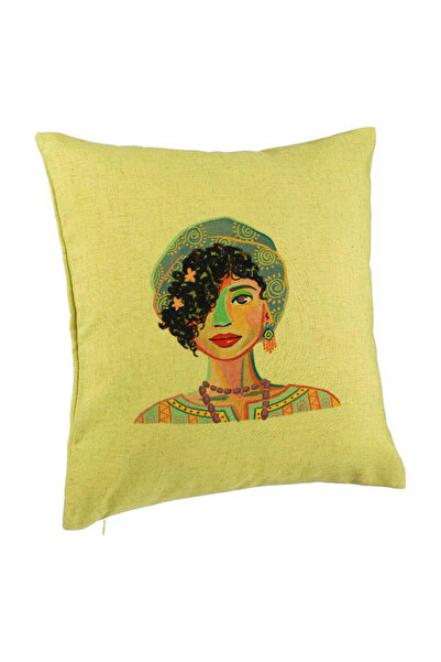 BEKZ Față de pernă, model colorat la modă, 40x40 cm, verde