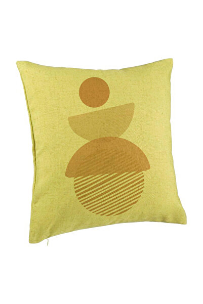 BEKZ Față de pernă, model cu model abstract creativ 1, 40x40 cm, verde