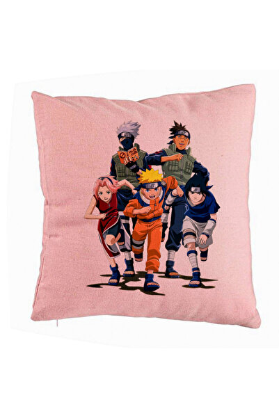 BEKZ Față de pernă Naruto Team, 40x40 cm, roz