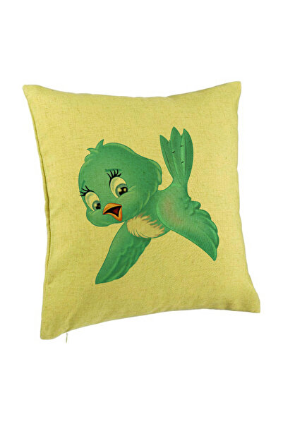 BEKZ Față de pernă, Model Tweettweet, 40x40 Cm, Verde