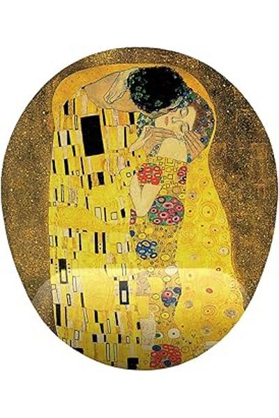 Mu Art Ahşap Good Ideas Gustav Klimt Kiss Wrist Rest Mouse Pad