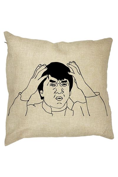 BEKZ Față de pernă pătrată Meme What?, 40x40 cm