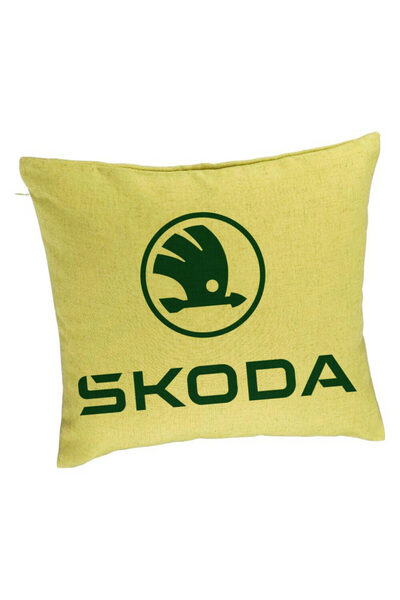 BEKZ Față de pernă, model Skoda, 40x40 cm, verde