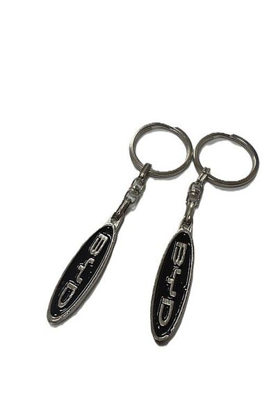 STİLİX GARAGE Byd Metal Keychain Black 2 Pcs