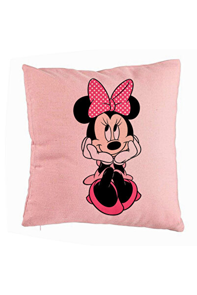 BEKZ Față de pernă, model pentru copii Minnie Mouse, 40x40 cm, roz