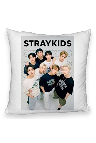BEKZ Perna Decorativa Fluffy , Stray Kids 4, 45×45 cm, Cu fermoar