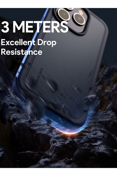 AUKEY UrbanGuard Elite - Magnetic Hard-shell iPhone15 Pro Case - PC-UG10D Black