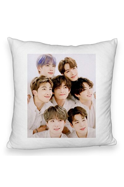 BEKZ Perna Decorativa Fluffy BTS Army 10, 45×45 cm, Cu fermoar