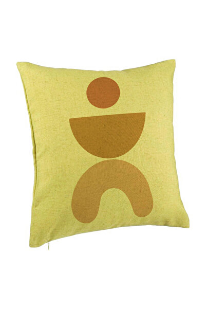 BEKZ Perna Decorativa, Model Abstract Creativ 7, 40x40 cm, Verde, Husa Detasa...