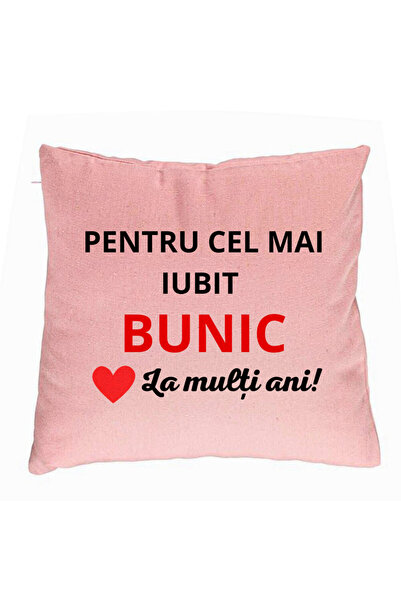 BEKZ Față de pernă pentru bunic 3, 40x40 cm, roz