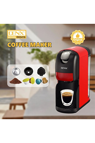 Denx DINEX DX3416 3-in-1 Capsule Coffee Machine