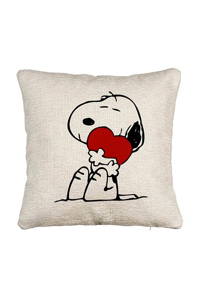 BEKZ Perna Decorativa Canapea, Model Doggo Love, 40x40 cm, Cu fermoar