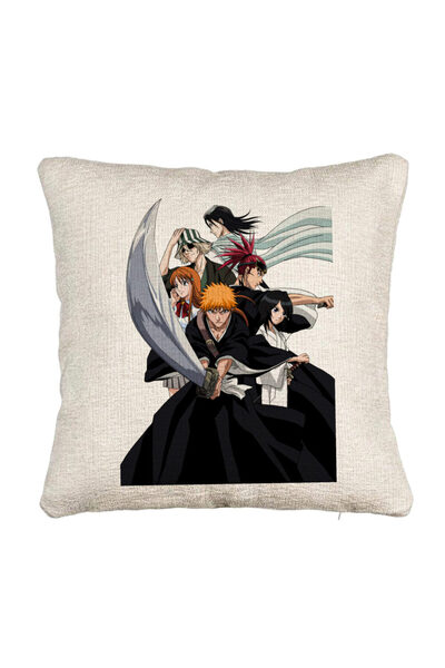 BEKZ Perna Decorativa Canapea cu Bleach Characters, 40x40 cm, Cu fermoar