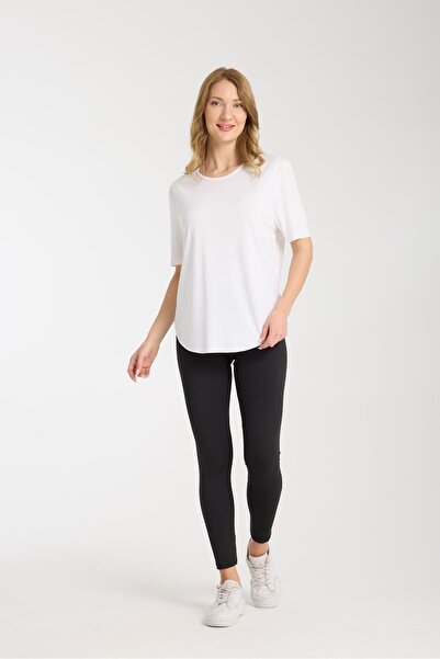 Store 100% Cotton Women's T-Shirt - Basic, Casual and Sports Combinations with Slit Detail