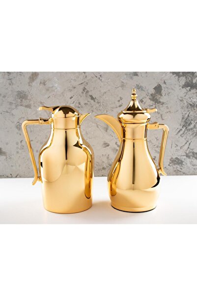 TOHFAT-AL MAIDAH طقم ترامس الجود فاخرة حافظ للحرارة لمدة 18 ساعة السعة الشاهي...