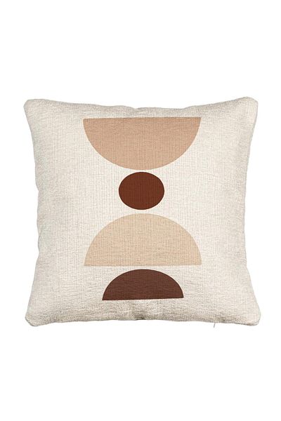 BEKZ Fata de perna Canapea, Model cu Model Abstract Creativ 4, 40x40 cm, Cu fermoar