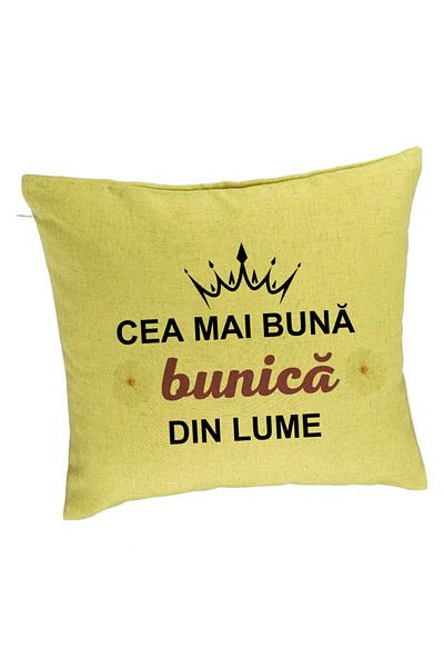BEKZ Față de pernă pentru bunica 11, 40x40 cm, verde