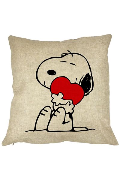 BEKZ Față de pernă pătrată Doggo Love, 40x40 cm