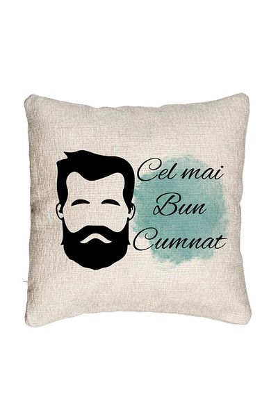BEKZ Perna Decorativa Canapea pentru Cumnat 1, 40x40 cm, Cu fermoar